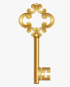 Key Clipart Gold Key - Free Key Clipart Transparent, HD Png Download, Transparent PNG