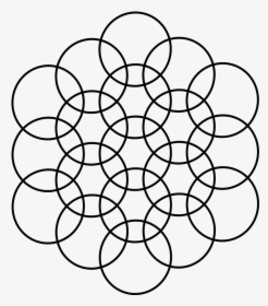 Flower Of Life 8 Circles, HD Png Download, Transparent PNG