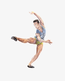 Clip Art Desenho De Ballet - Draw Dancer, HD Png Download