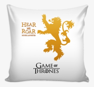 Game Of Thrones Pillow Cover Hear Me Roar House Lannister - Game Of Thrones Lannister Logo Png, Transparent Png, Transparent PNG