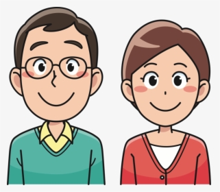 Jaw,animated Cartoon,facial Expression - Husband And Wife Clipart Png, Transparent Png, Transparent PNG