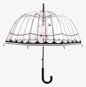 Umbrella Transparent Birdcage - Umbrella, HD Png Download, Transparent PNG