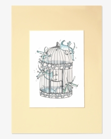 Dragons In A Birdcage Mount - Sketch, HD Png Download, Transparent PNG