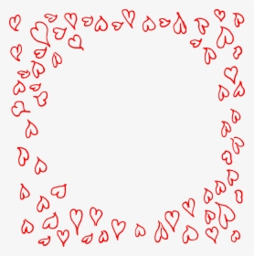 Heart Doodle Frame 1 1 - Circle, HD Png Download, Transparent PNG