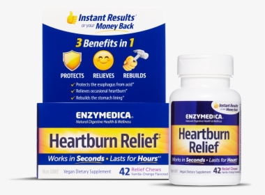 Enzymedica Heartburn Relief, HD Png Download, Transparent PNG