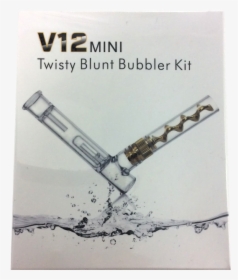 V12 Mini Twisty Blunt Bubbler - Hw Mini Twisty Blunt Bubbler Kit, HD Png Download, Transparent PNG