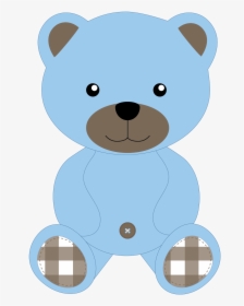 Transparent Teddy Bear Png - Teddy Bear Blue Png, Png Download, Transparent PNG