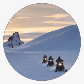 Golden Circle & Snowmobile Circle Image - Langjökull, HD Png Download, Transparent PNG
