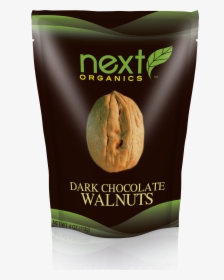 Next Organics Dark Chocolate Covered Walnuts - Bread, HD Png Download, Transparent PNG
