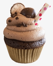 Sundae Cupcake Frosting & Icing Cream Chocolate Cake - Cupcake, HD Png Download, Transparent PNG