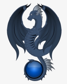 Blue Dragon Clipart Clip Art - Public Domain Free Dragon, HD Png Download, Transparent PNG