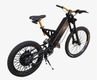 Stealth-like Bomber Electric Bike Quarter Rear - Mountain Bike, HD Png Download, Transparent PNG