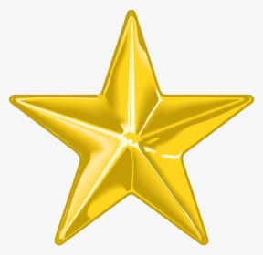 Golden Christmas Star Png - Gold Silver Bronze Star Png, Transparent Png, Transparent PNG