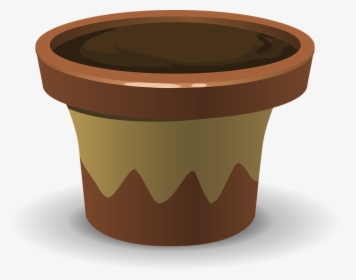 Pot With Soil Png, Transparent Png, Transparent PNG