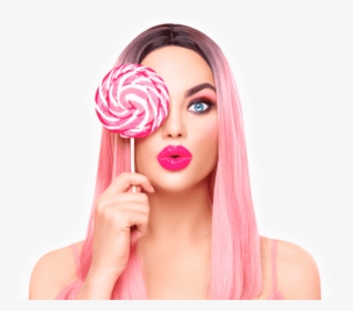 Transparent Lollipops Png - Pick Girl With Lollipop, Png Download, Transparent PNG