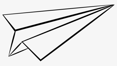 Paper Airplane Drawing - Paper Plane Clip Art, HD Png Download, Transparent PNG