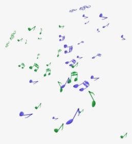#mq #green #blue #musicnotes #music #notes #note #floating - Floating Music Notes, HD Png Download, Transparent PNG