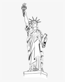Of Liberty Free Stock - Statue Of Liberty White Png, Transparent Png, Transparent PNG