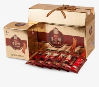 Korean Red Ginseng Liquid Gold - Box, HD Png Download, Transparent PNG