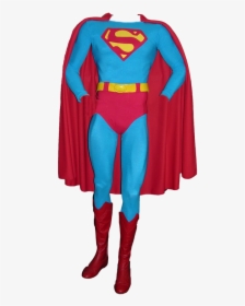Costume Worn By Christopher Reeve In His First Two - Superman Christopher Reeve Suit, HD Png Download, Transparent PNG