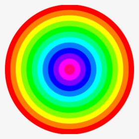 Transparent Rainbow Colors Png - Rainbow Circles, Png Download, Transparent PNG