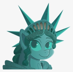 Transparent Statue Of Liberty Head Png - Statue Of Liberty Pony, Png Download, Transparent PNG