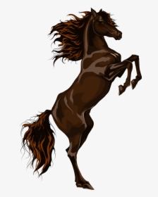 Transparent Running Horse Clipart - Black Horse Png Free, Png Download, Transparent PNG
