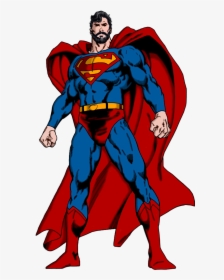 Superman Cleaned Up With Photoshop - Superman, HD Png Download, Transparent PNG