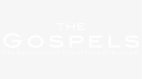 Gospels Title B&w White - Poster, HD Png Download, Transparent PNG