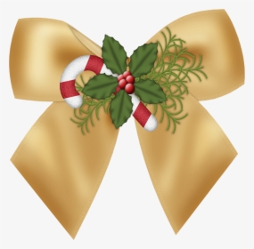 Transparent Christmas Ribbons Png - Moño De Navidad Png, Png Download, Transparent PNG