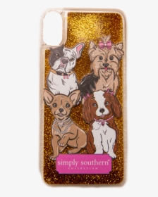 Dog Gold Glitter Phone Case   Class Lazyload Lazyload - Cartoon, HD Png Download, Transparent PNG