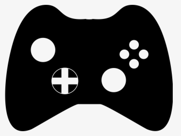 Xbox 360 Controller Xbox One Controller Wii Clip Art - Black And White Controller, HD Png Download, Transparent PNG