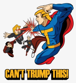 Cartoon Trump Superman, HD Png Download, Transparent PNG