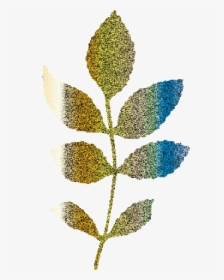 Glitter Golden Elegant Wedding Branch And Leafs Example - Pond Pine, HD Png Download, Transparent PNG