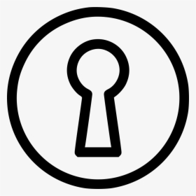 Access Door Key Open Comments - Facebook Icon Png Black, Transparent Png, Transparent PNG