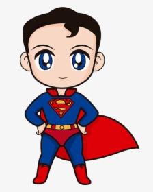 Superman Comic Sketch Draw Doodle - Baby Cute Superman Cartoon, HD Png Download, Transparent PNG