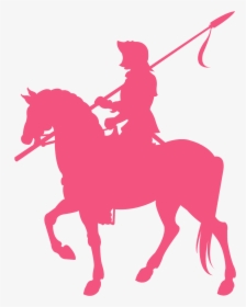 Purple Knight On Horse, HD Png Download, Transparent PNG