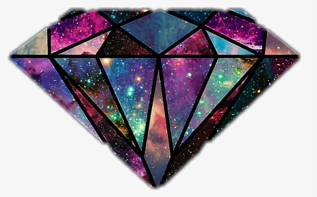 Sticker By Report Abuse - Transparent Galaxy Diamond, HD Png Download, Transparent PNG