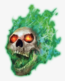Green Skulls Png - D&d Flameskull, Transparent Png, Transparent PNG