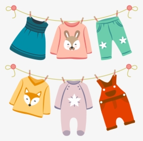 Transparent Ropa Png - Kids Clothes Clipart, Png Download, Transparent PNG
