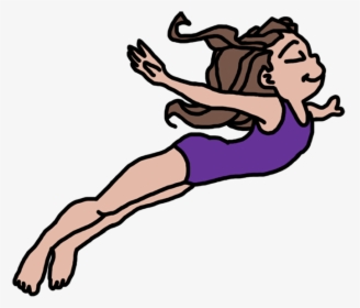 Diving Or Swim Party - Transparent Girl Swimming Clipart, HD Png Download, Transparent PNG