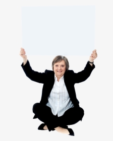 Free Png Banner - People Holding Up Whiteboards, Transparent Png, Transparent PNG