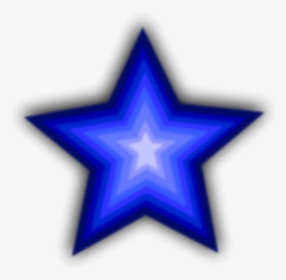 Blue Star Flag Clip Art - Red White And Blue Star Clipart, HD Png Download, Transparent PNG