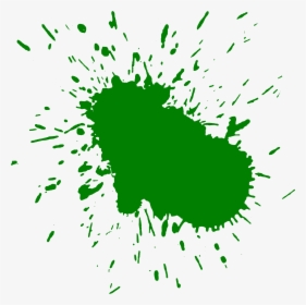 Green Paint Splash Png - Transparent Paint Splatter Green, Png Download, Transparent PNG