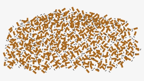 Clip Art Pile Of Cigarettes - Cigarette Litter Png Transparent, Png Download, Transparent PNG
