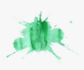 Green Paint Splatter Png - Watercolor Splash Background Green Png, Transparent Png, Transparent PNG