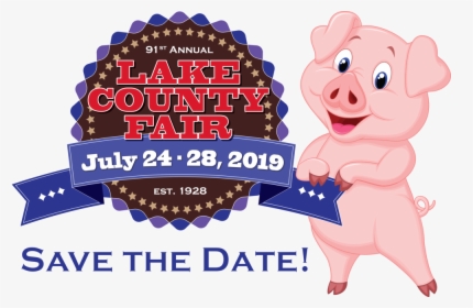 2019 Fair Logo Savethedate Web - Lake County Fair 2019, HD Png Download, Transparent PNG