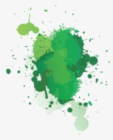 Transparent Green Splatter Png - Green Paint Splatter Png, Png Download, Transparent PNG