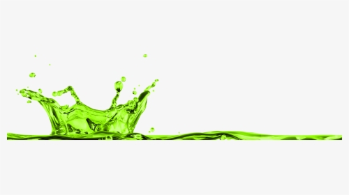 Mylemon Water Splash - Transparent Green Water Splash, HD Png Download, Transparent PNG