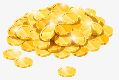 Gold Pile Png - Gold Coins Clip Art, Transparent Png, Transparent PNG